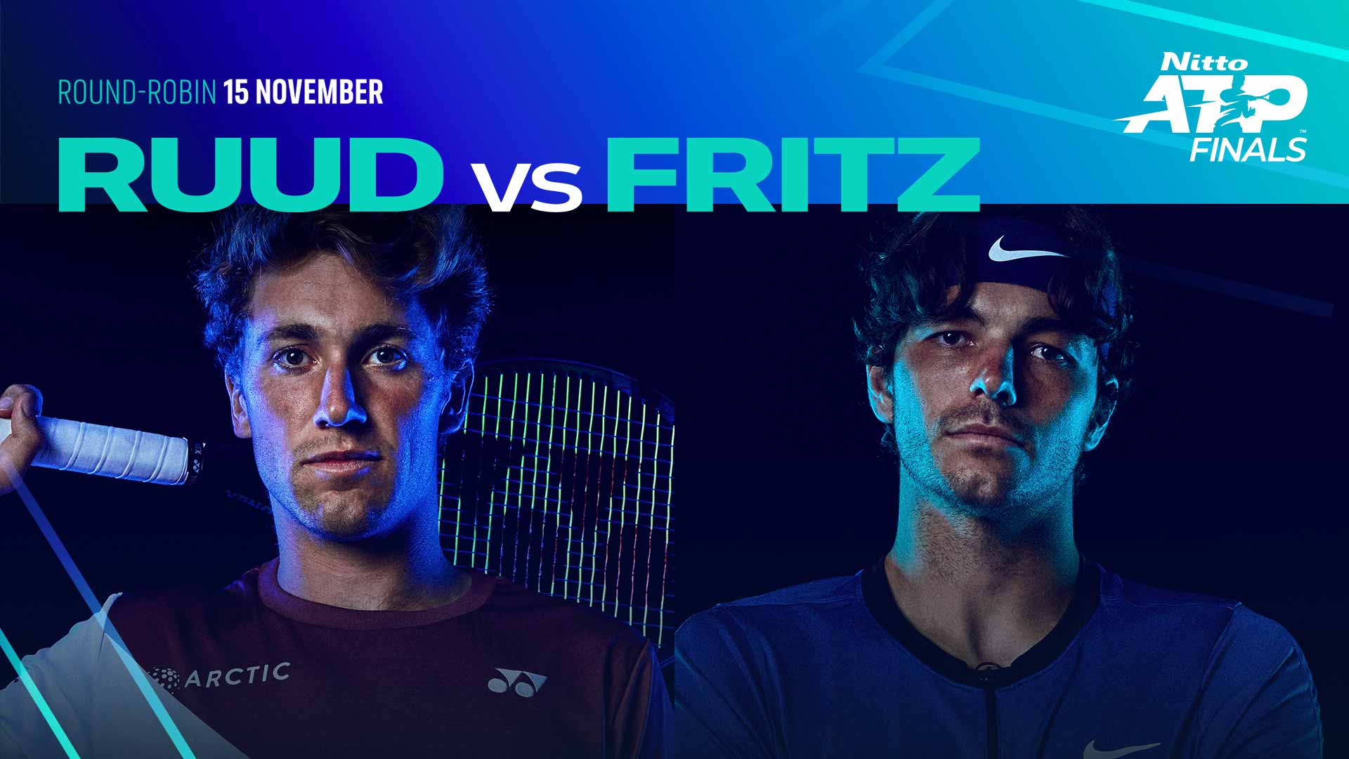 Casper Ruud will face Taylor Fritz on Tuesday night in Turin.