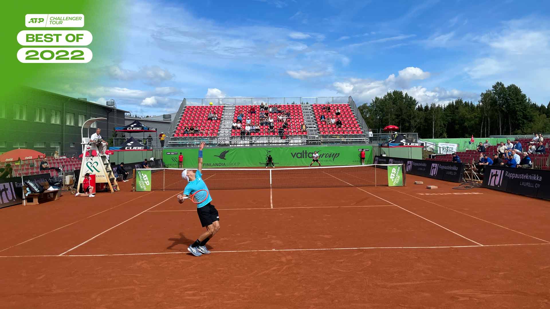 The clay court Challenger 80 event in Tampere, Finland.