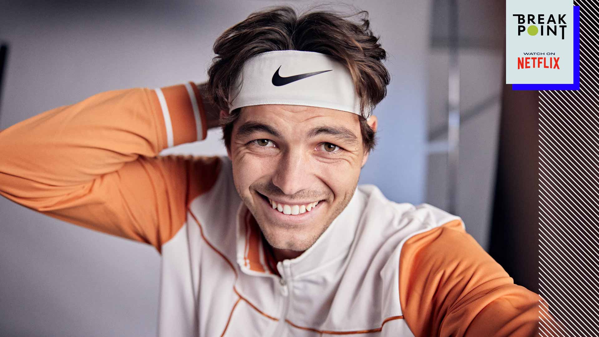 Taylor Fritz's favourite Netflix show at the moment is The Witcher.