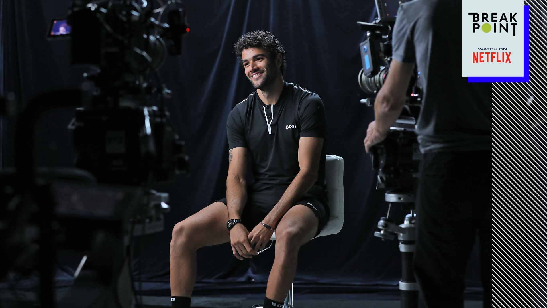 Las series favoritas de Matteo Berrettini son Stranger Things, Dexter y The Punisher.