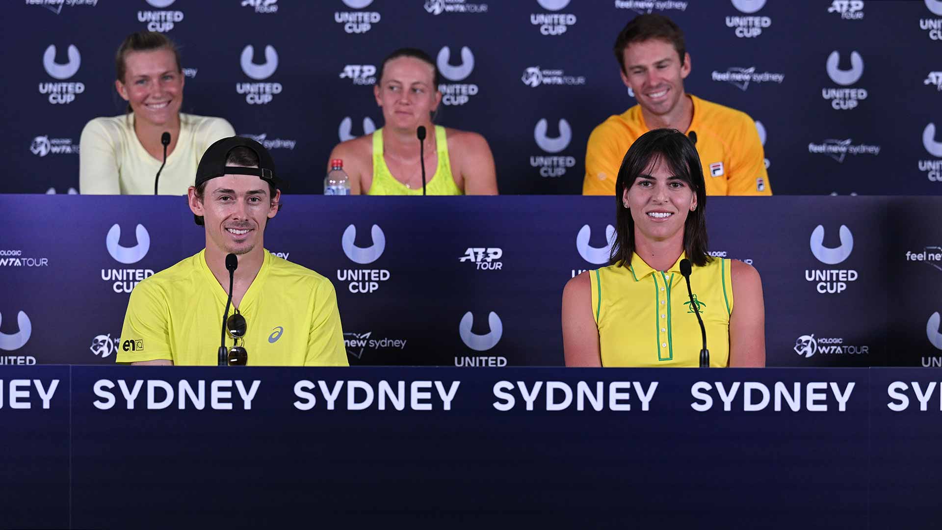 Team Australia will be led by Alex de Minaur and Ajla Tomljanovic in Sydney.
