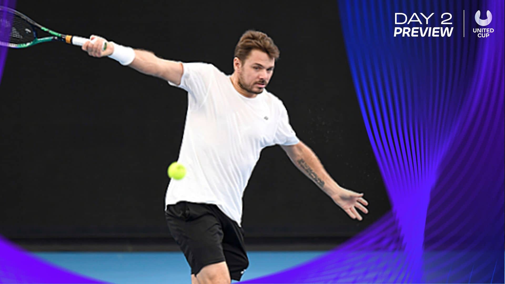 Stan Wawrinka opens his 2023 season with a United Cup matchup against Alexander Bublik in Brisbane.