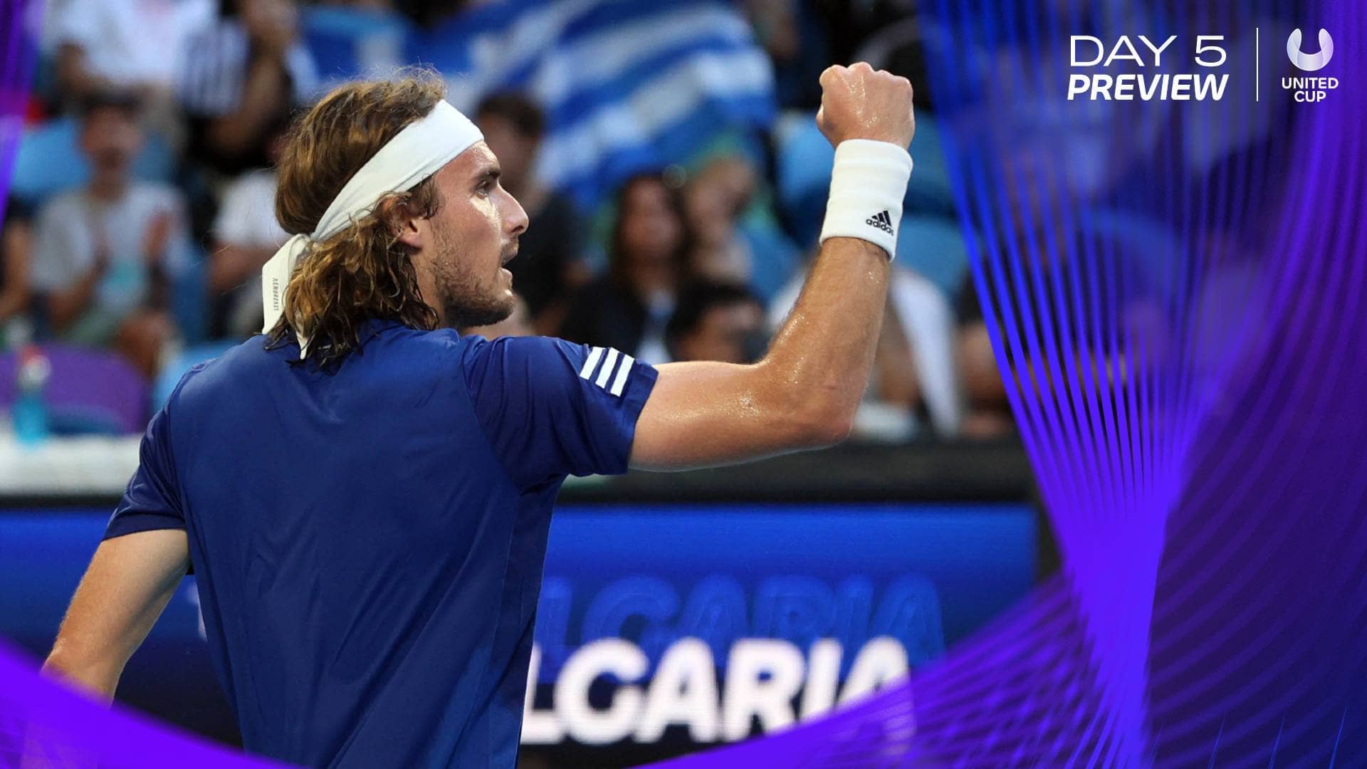 Greece's Stefanos Tsitsipas looks to stay perfect at the United Cup.