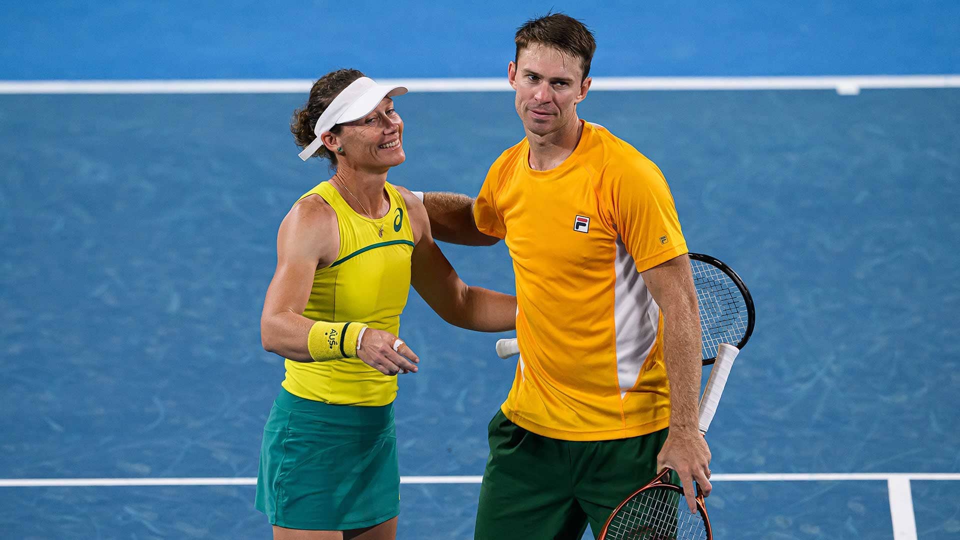 Samantha Stosur and John Peers win the tie for Australia.