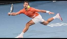 Novak Djokovic defeats Daniil Medvedev in straight sets to reach the Adelaide 1 final.