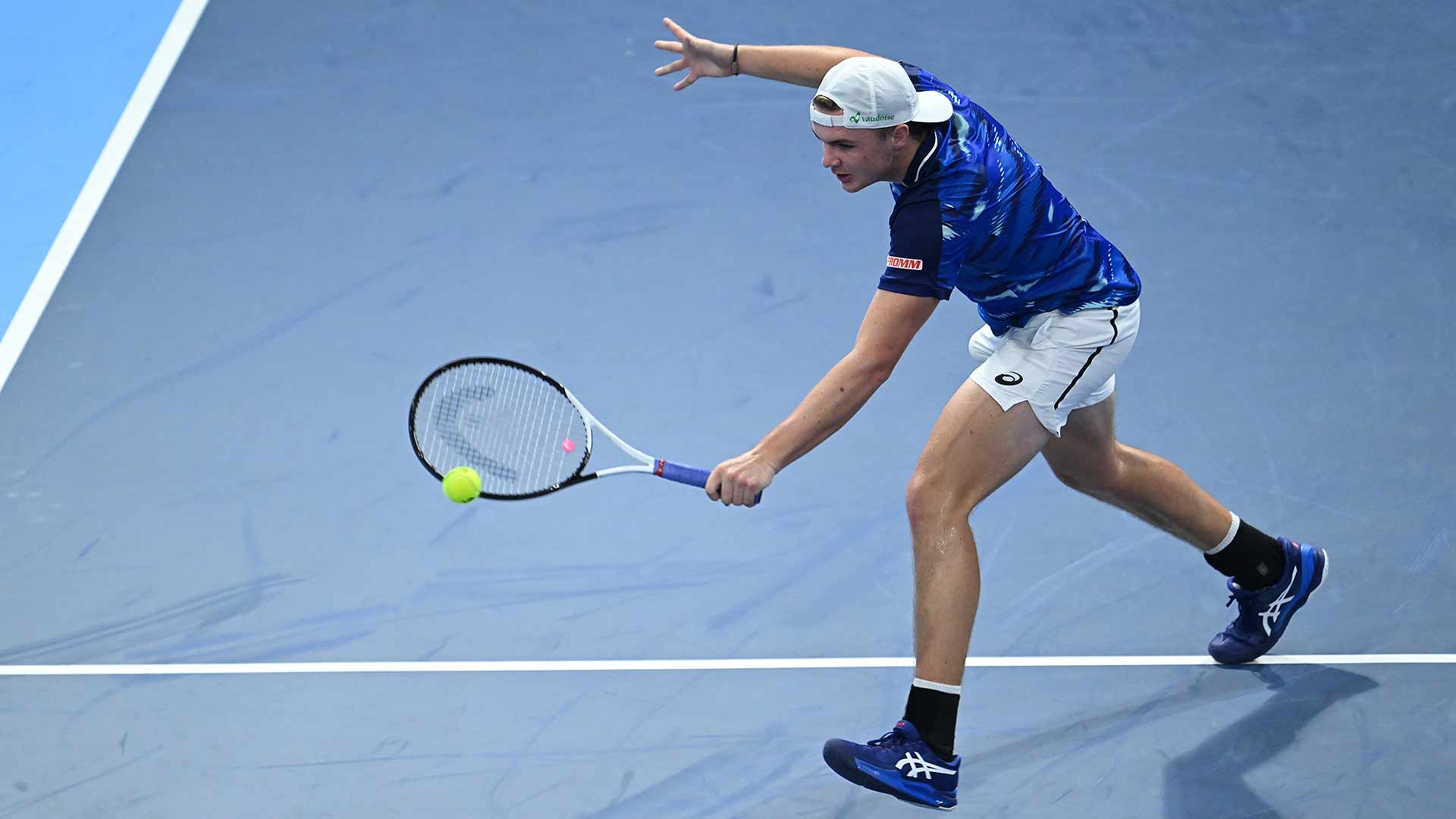 Dominik Stricker reached the second round of qualifying at the majors three times in 2022.