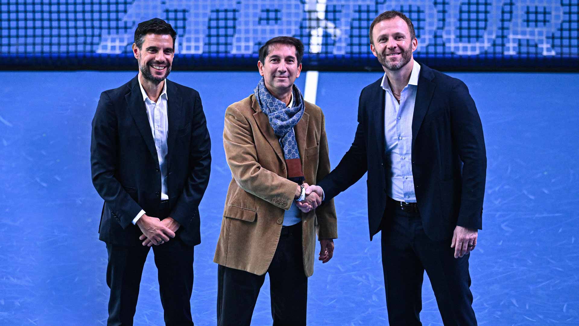 Daniele Sano, Director De Negocio ATP; Giovanni Testa, Jefe de Operaciones de Esprinet; y Massimo Calvelli, CEO ATP.