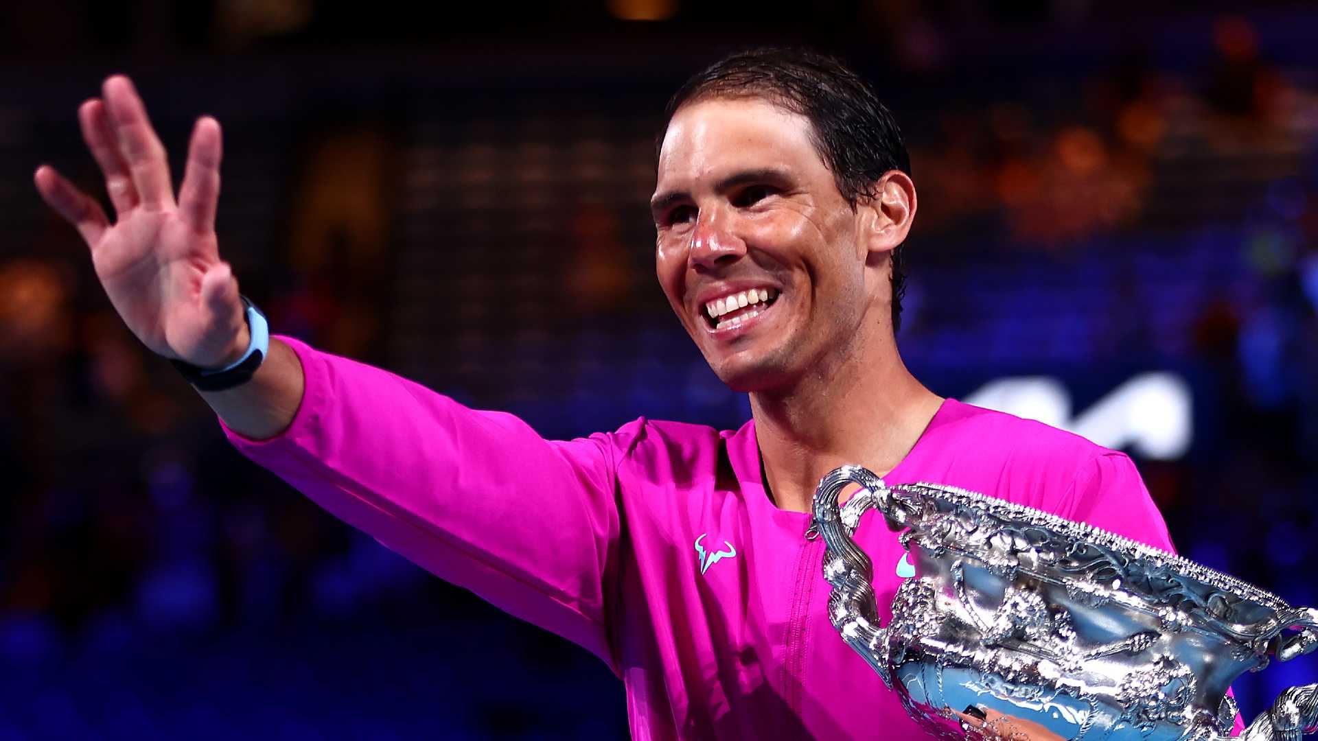 Two-time Australian Open champion Rafael Nadal returns to defend his 2022 crown.