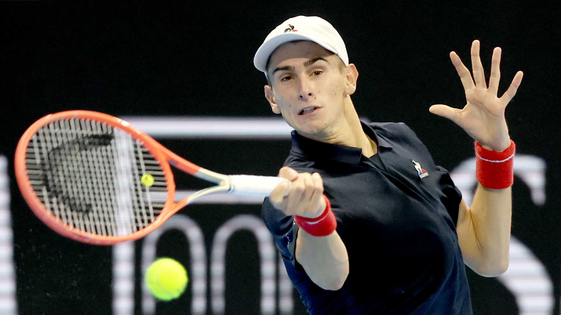 Italy's Matteo Arnaldi moves within one victory of his Grand Slam main-draw debut.