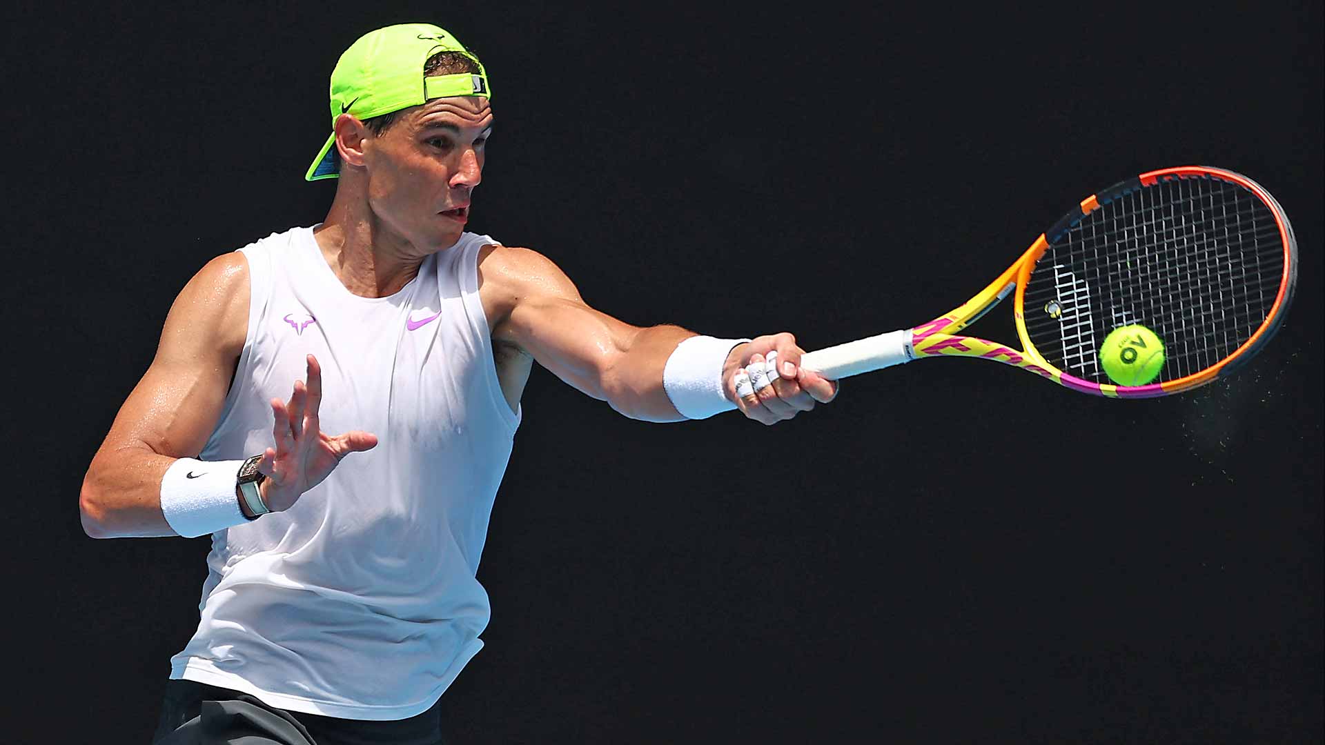 Rafael Nadal is the defending champion at the Australian Open.