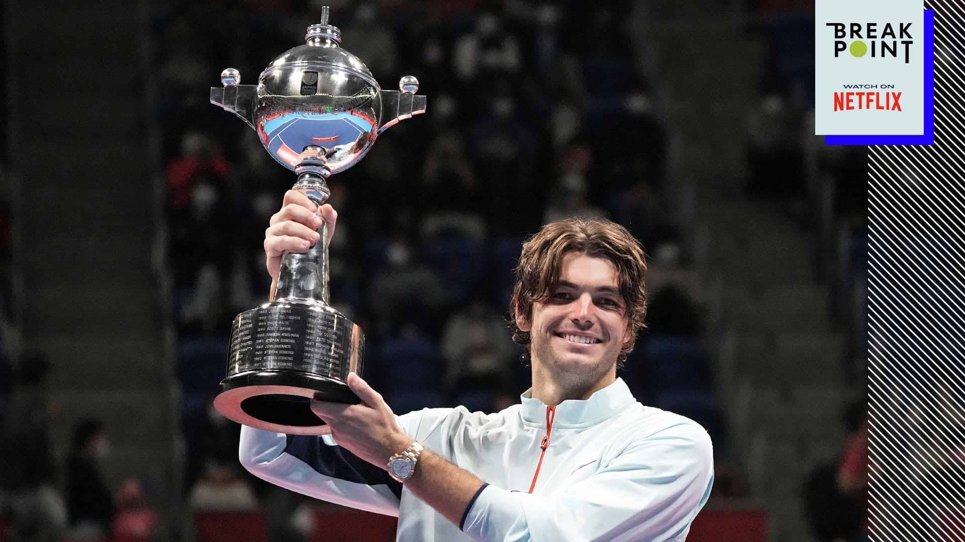 Taylor Fritz triumphs at the ATP 500 event in Tokyo.