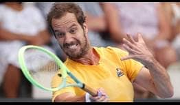Richard Gasquet wins the final five games of the Auckland final to claim the ATP 250 title.