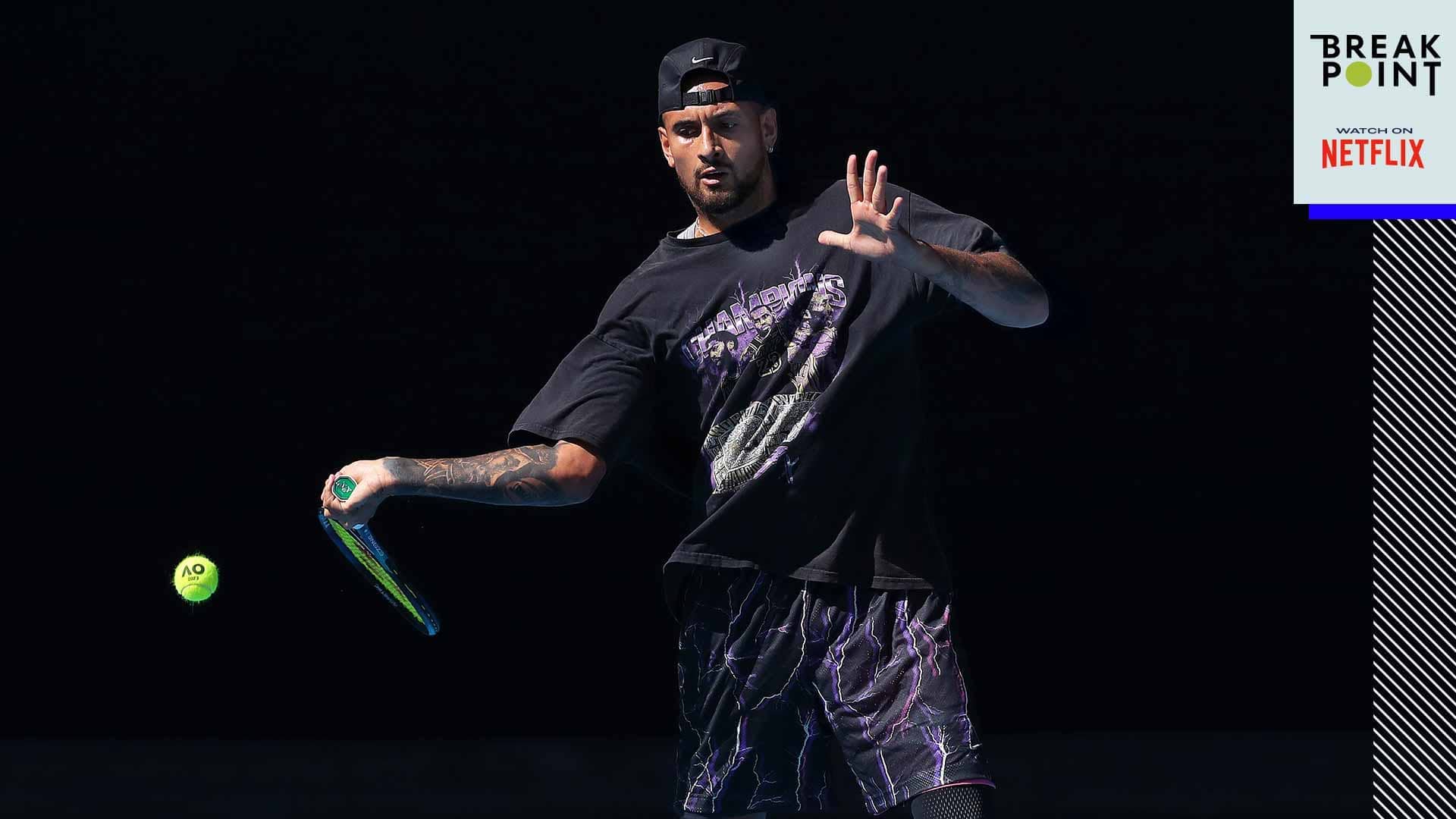 Nick Kyrgios appears in episode one of Netflix series Break Point.