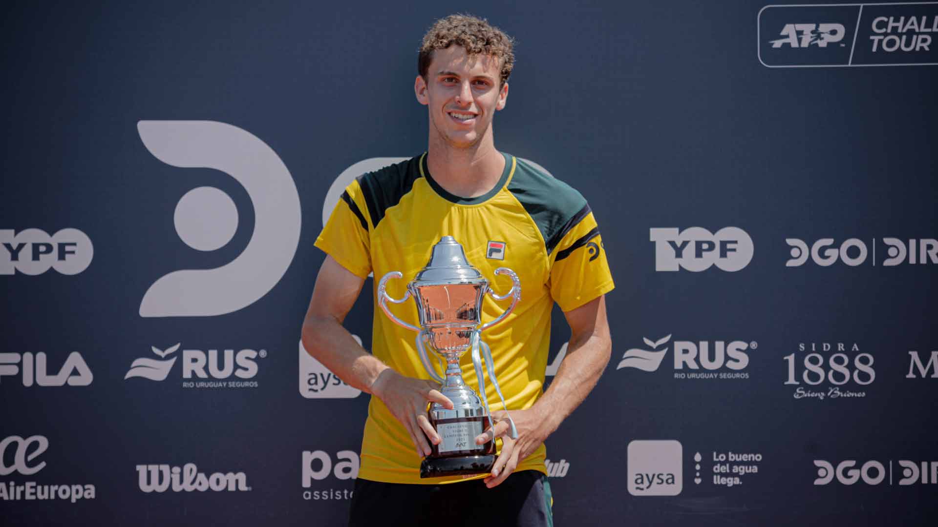 <a href='https://www.atptour.com/en/players/juan-manuel-cerundolo/c0c8/overview'>Juan Manuel Cerundolo</a> wins his second Challenger title of 2023.