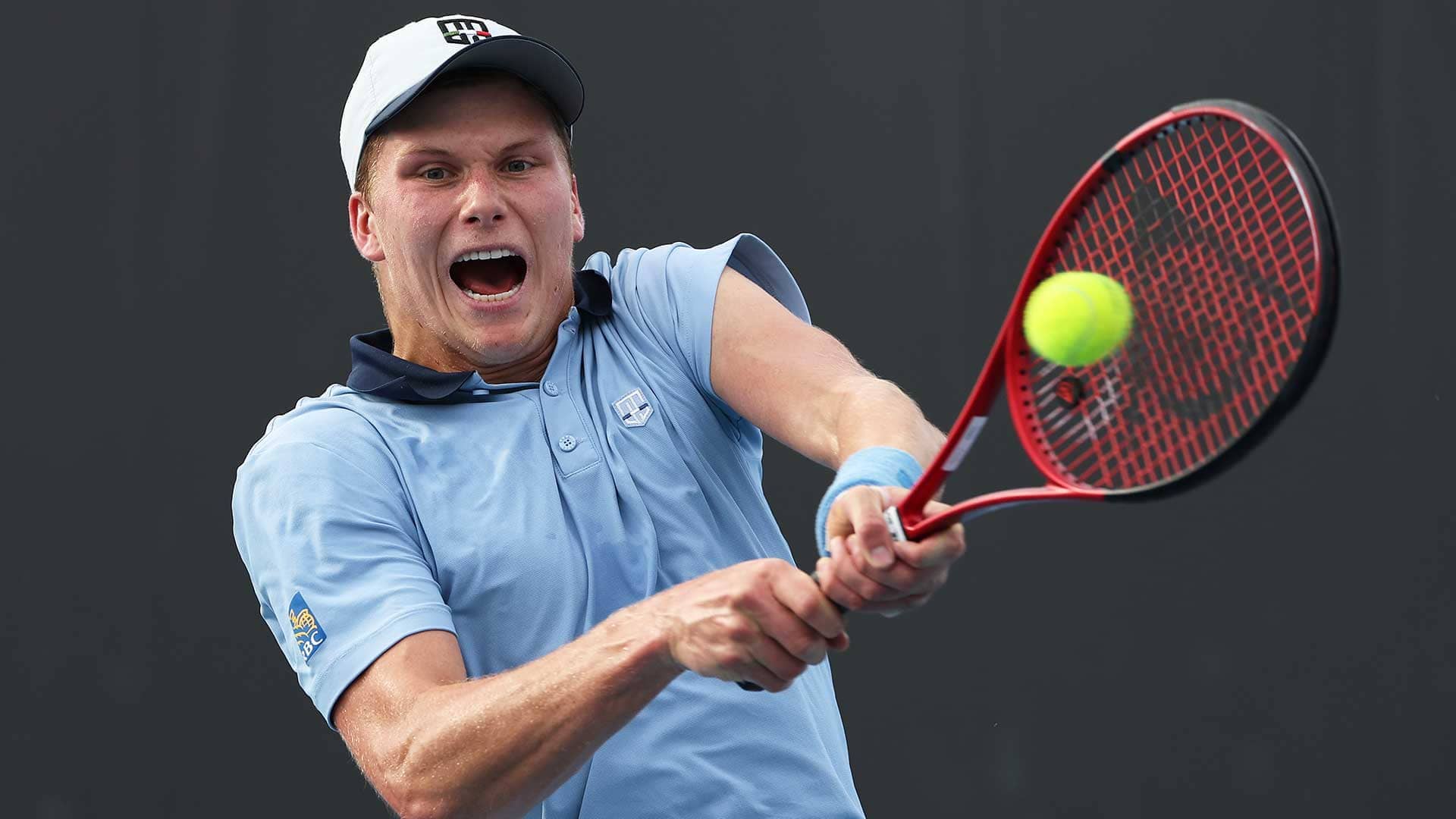 Jenson Brooksby is making his debut at the Australian Open.