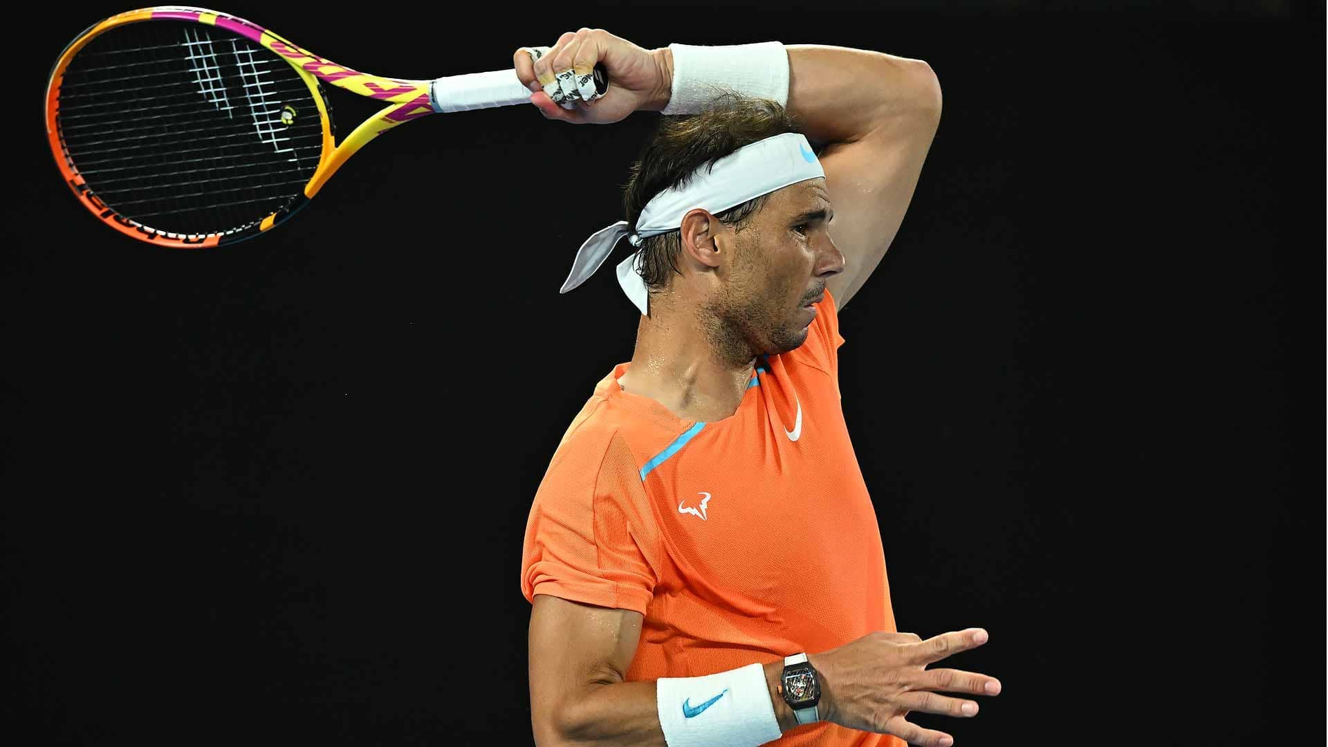 Rafael Nadal loses his second-round match at the Australian Open on Wednesday against Mackenzie McDonald.
