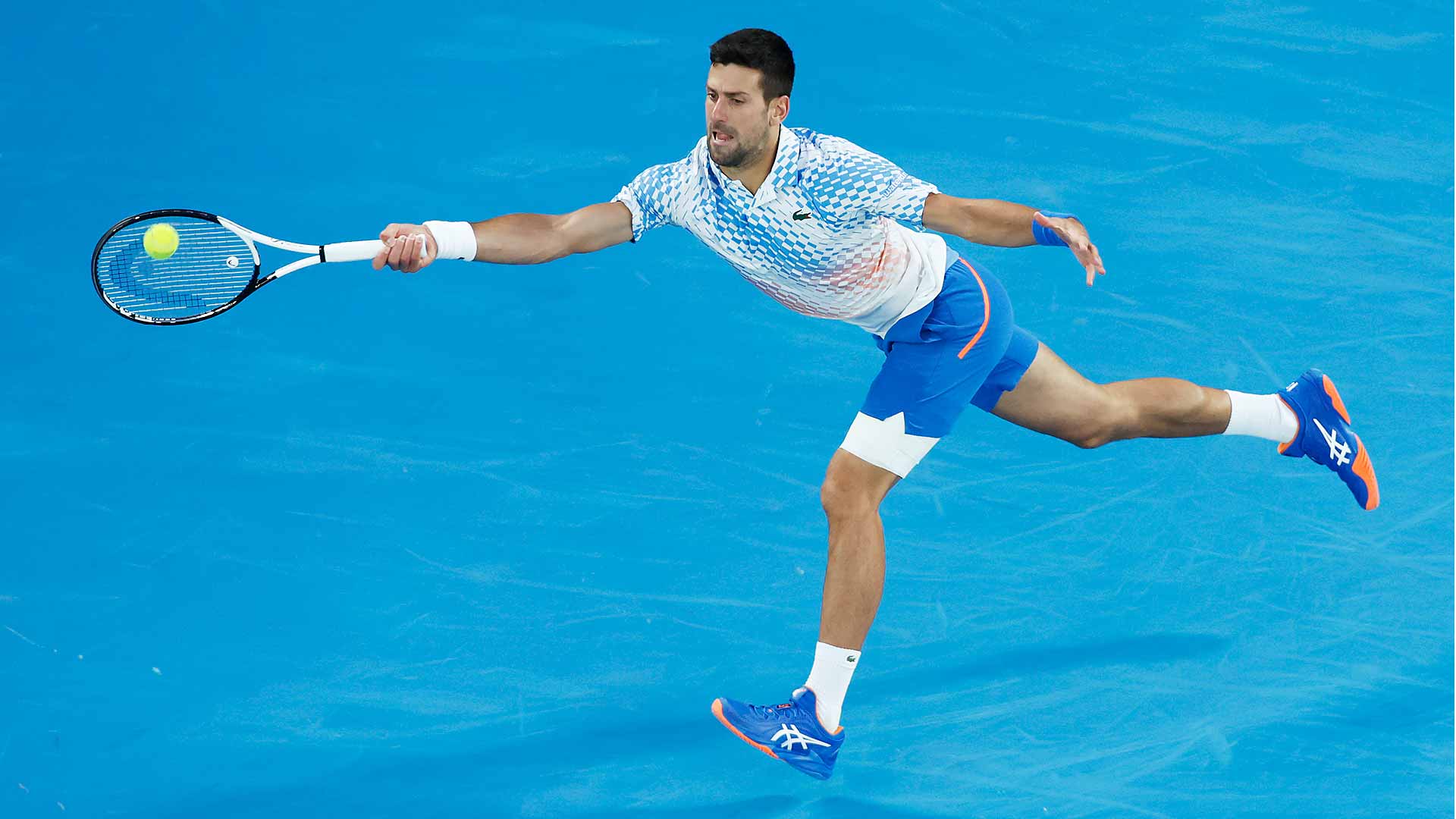 Novak Djokovic reaches the third round in Melbourne to continue his pursuit of a 10th Australian Open title.
