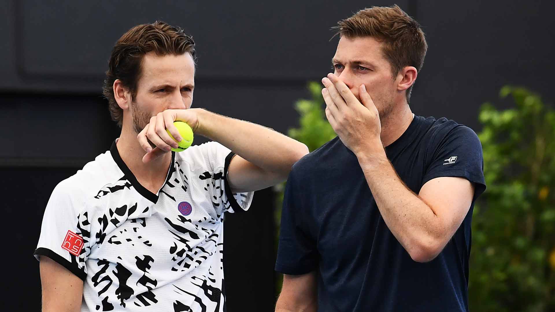 Wesley Koolhof (left) and Neal Skupski are World No. 1 in the Pepperstone ATP Doubles Live Rankings.