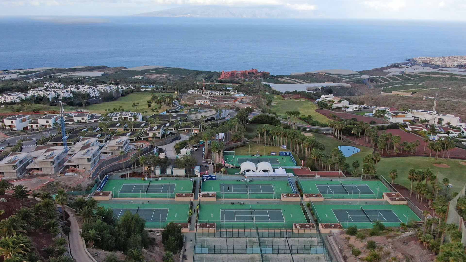 Abama Tennis Academy, host site of the Tenerife Challenger.