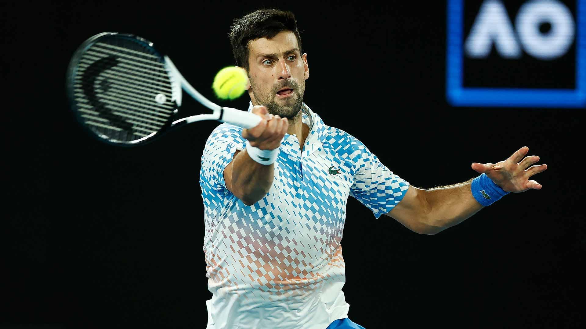 Novak Djokovic powers past Andrey Rublev on Wednesday to reach his 10th Australian Open semi-final.