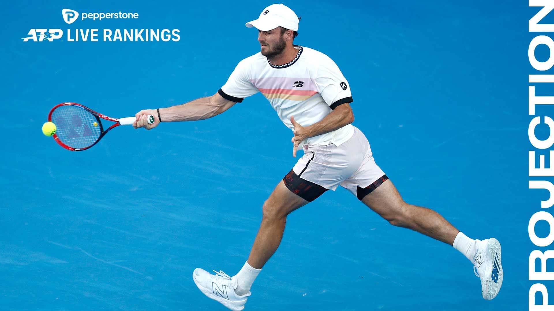 Con su carrera hacia las semifinales en Melbourne, Tommy Paul subió 16 lugares en el Pepperstone ATP Live Rankings.