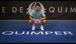 Gregoire Barrere is the champion in Quimper, claiming his sixth ATP Challenger title.