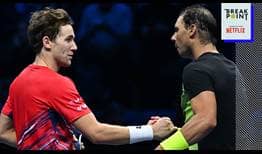 Casper Ruud and Rafael Nadal contested their first two ATP Head2Head matchups in 2022, with Nadal winning at Roland Garros and the Nitto ATP Finals.