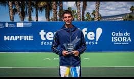 Matteo Gigante is the champion in Tenerife, claiming his maiden ATP Challenger title.