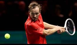 Daniil Medvedev defeats Grigor Dimitrov in 82 minutes on Saturday to reach the final of the ABN AMRO Open in Rotterdam.