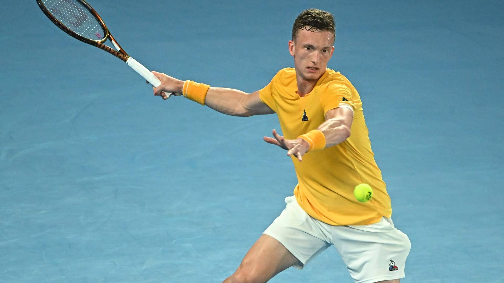 Jiri Lehecka reached the quarter-finals at the Australian Open.