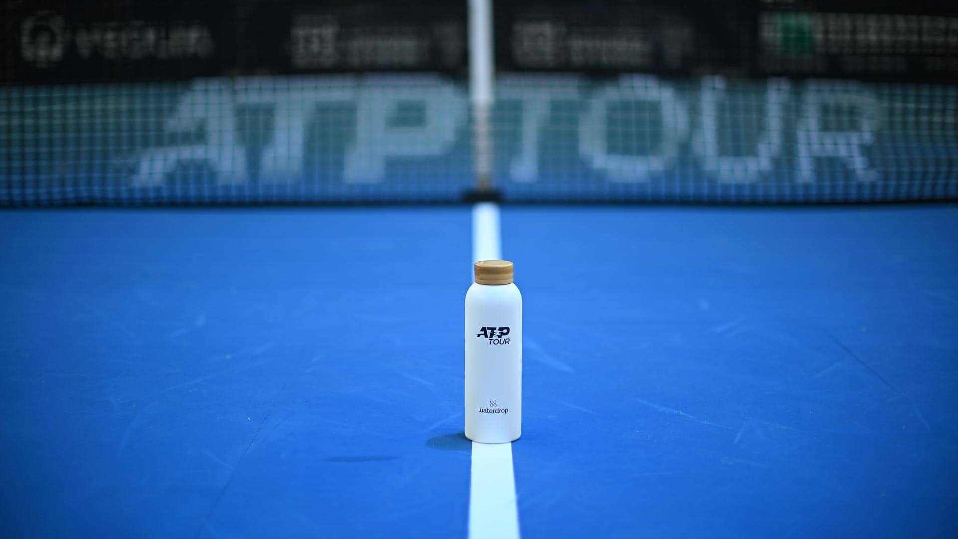 The partnership will see ATP and waterdrop® promote sustainable hydration on the ATP Tour. 
