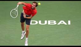 Daniil Medvedev ganó los títulos en Róterdam y Doha antes de viajar a Dubái.