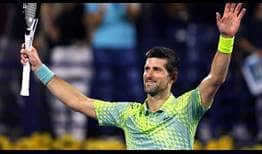 Novak Djokovic improves to 5-0 in his ATP Head2Head series with Hubert Hurkacz.