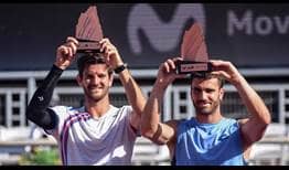 Italians Andrea Vavassori and Andrea Pellegrino win their first ATP Tour title as a team.