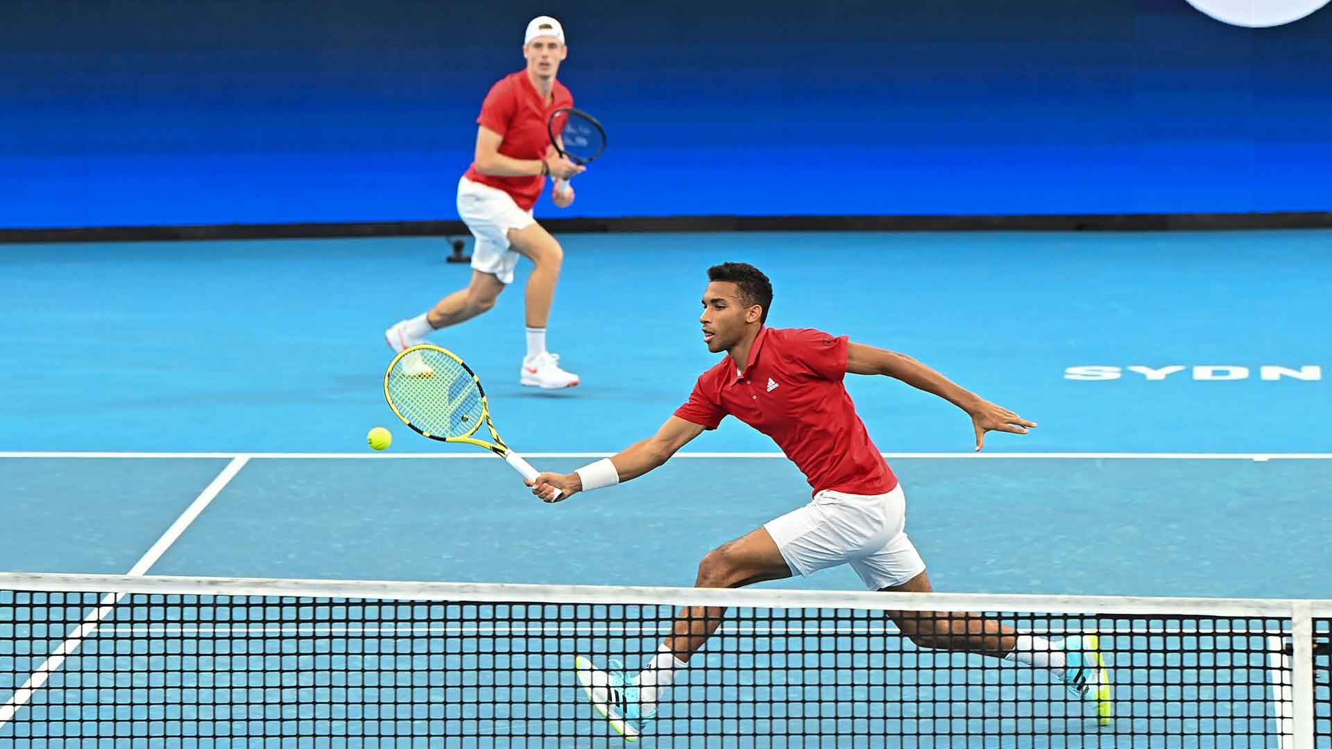 Felix Auger-Aliassime and Denis Shapovalov are teaming up at the year's first ATP Masters 1000.