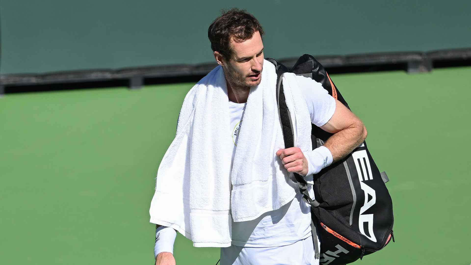 Andy Murray will be in action Thursday at the 2023 BNP Paribas Open.