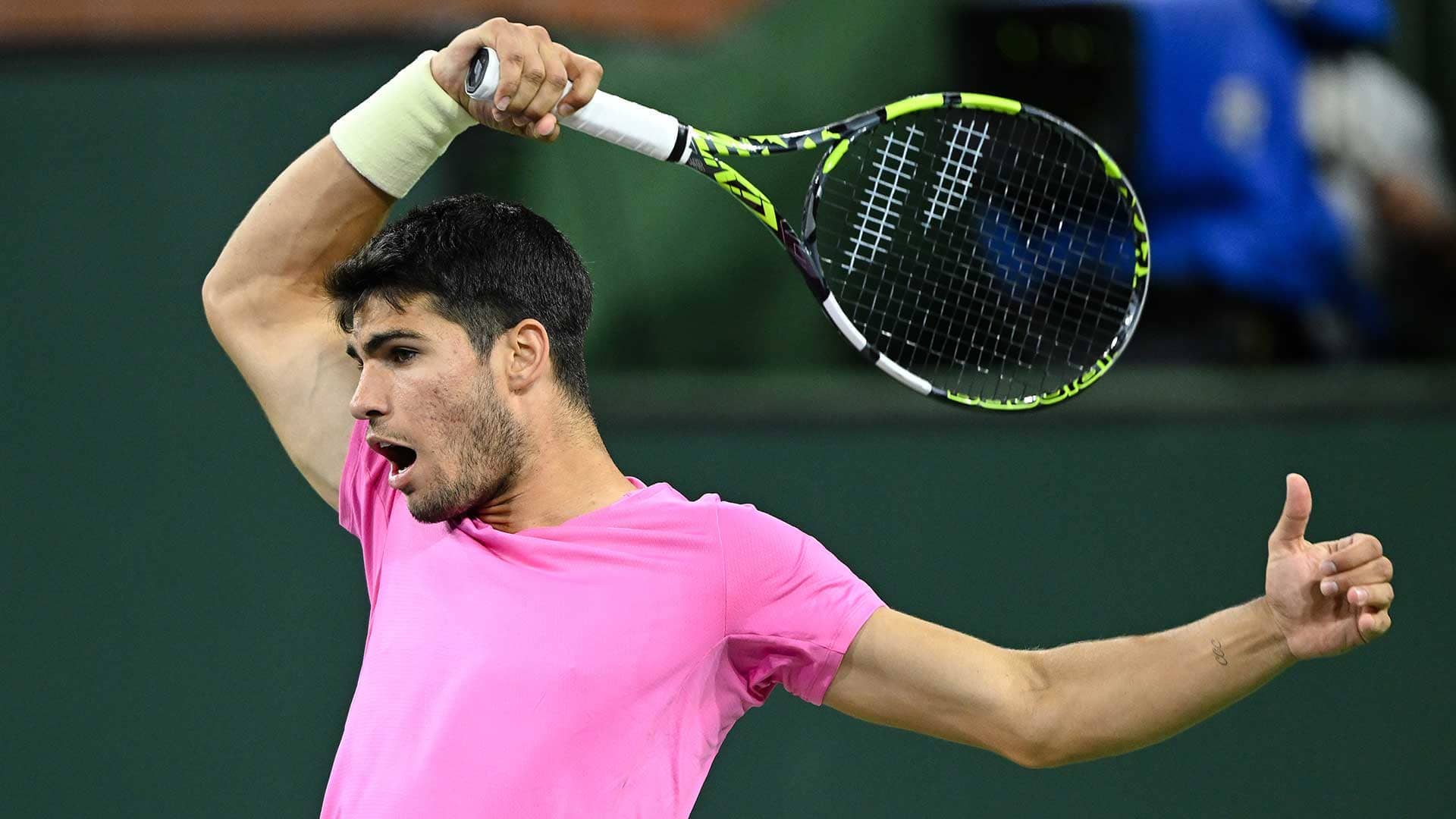 Carlos Alcaraz is chasing his third ATP Masters 1000 title in Indian Wells this week.