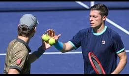 Wesley Koolhof and Neal Skupski convert on three of six break points in the Indian Wells quarter-finals.