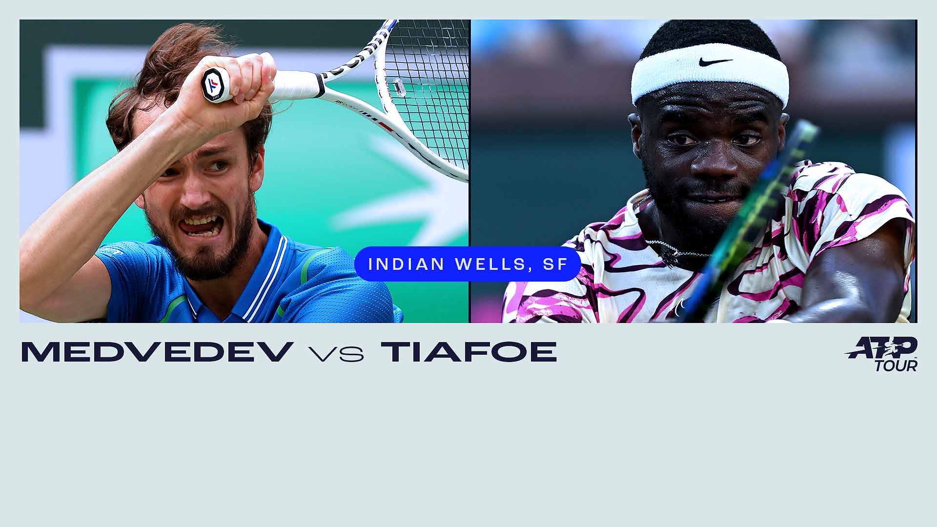 Daniil Medvedev leads Frances Tiafoe 4-0 in their ATP Head2Head series.