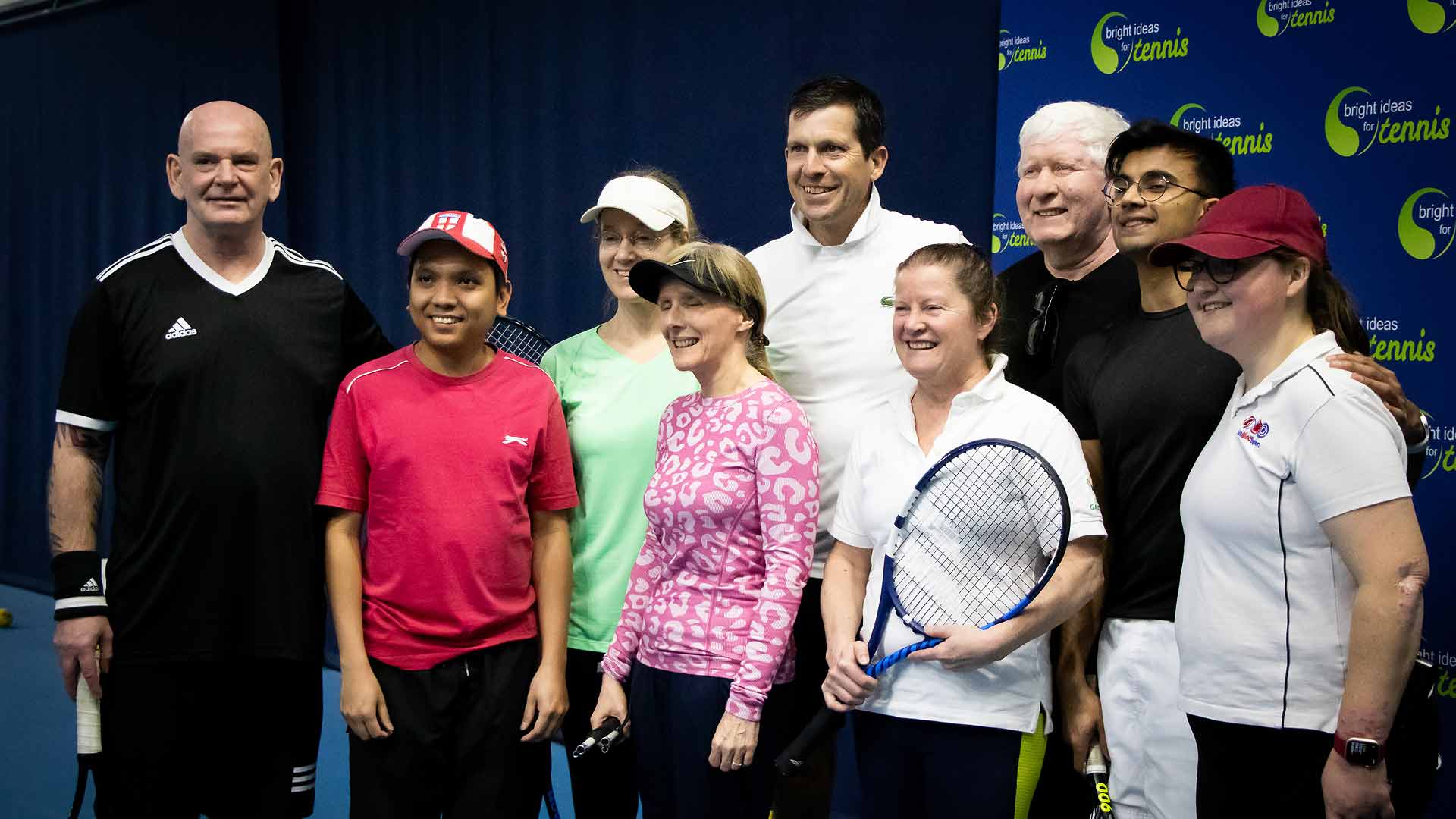 Former World No. 4 Tim Henman is among the former and current British players who participated in the 24-hour tennis marathon.