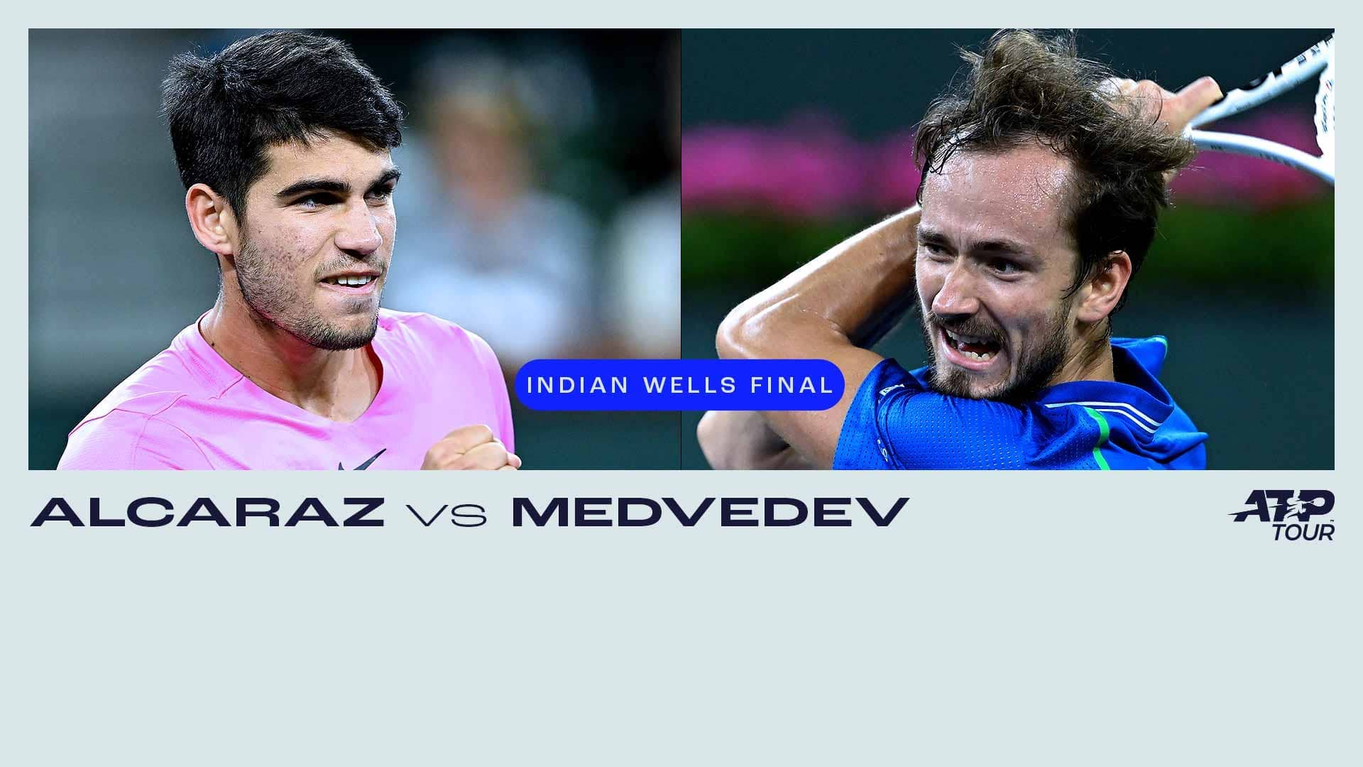 Carlos Alcaraz and Daniil Medvedev are both chasing their maiden BNP Paribas Open title.