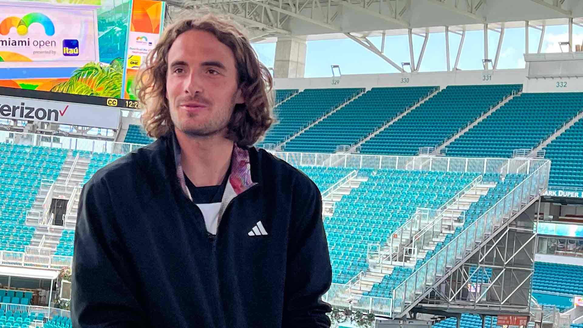Second seed Stefanos Tsitsipas is making his fifth appearance in Miami.