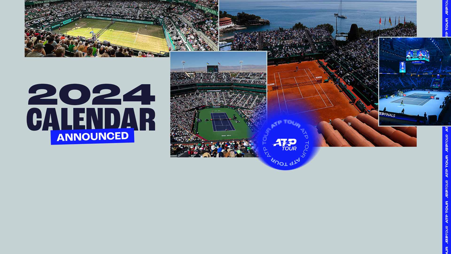 ATP announced 2024 calendar & combined events with WTA Tennis Forum