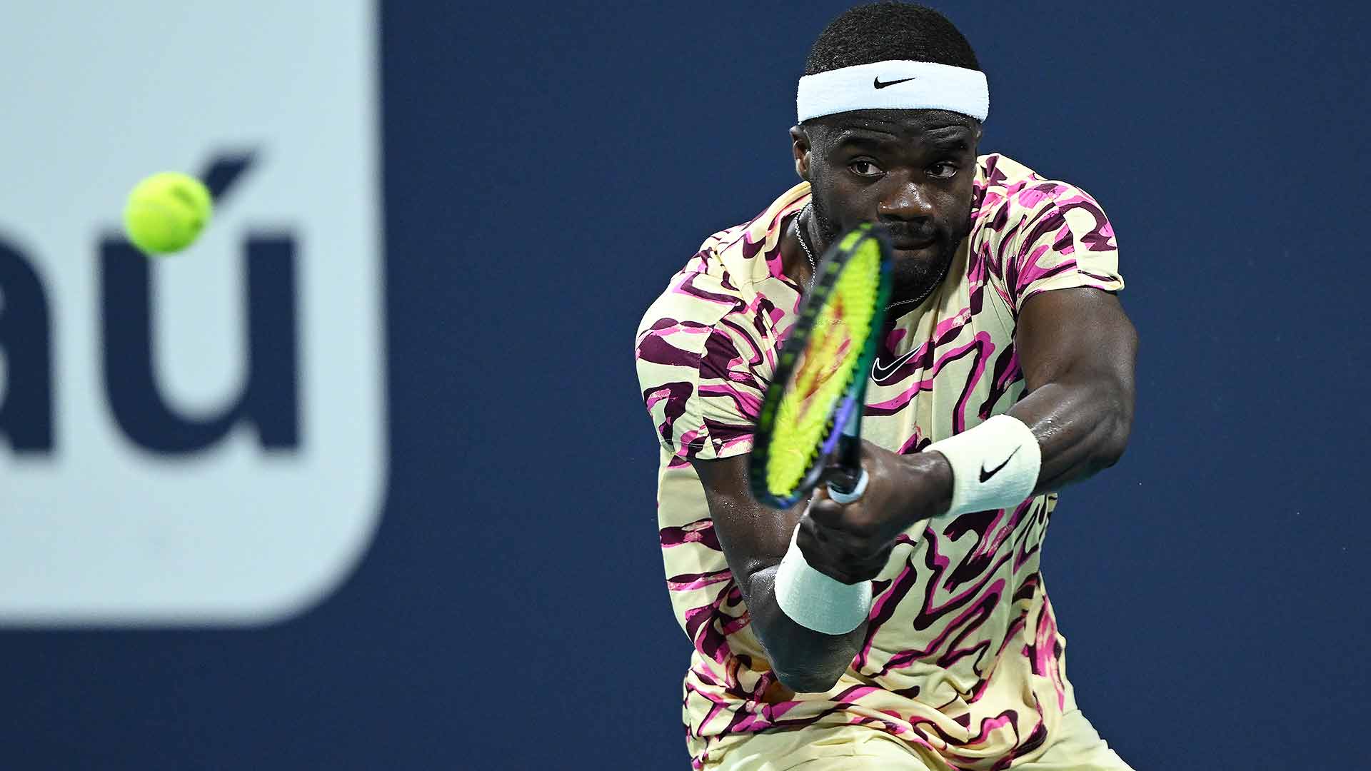 Frances Tiafoe withstands 55 winners from Yosuke Watanuki to advance in Miami.