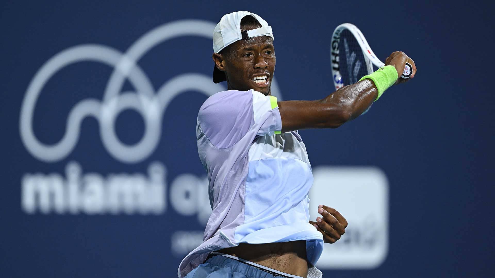 Christopher Eubanks defeats Gregoire Barrere in straight sets on Monday evening to reach the fourth round in Miami.