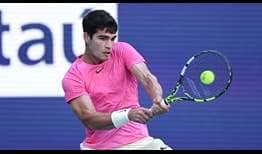 Carlos Alcaraz is seeking his fourth ATP Masters 1000 crown this week in Miami.