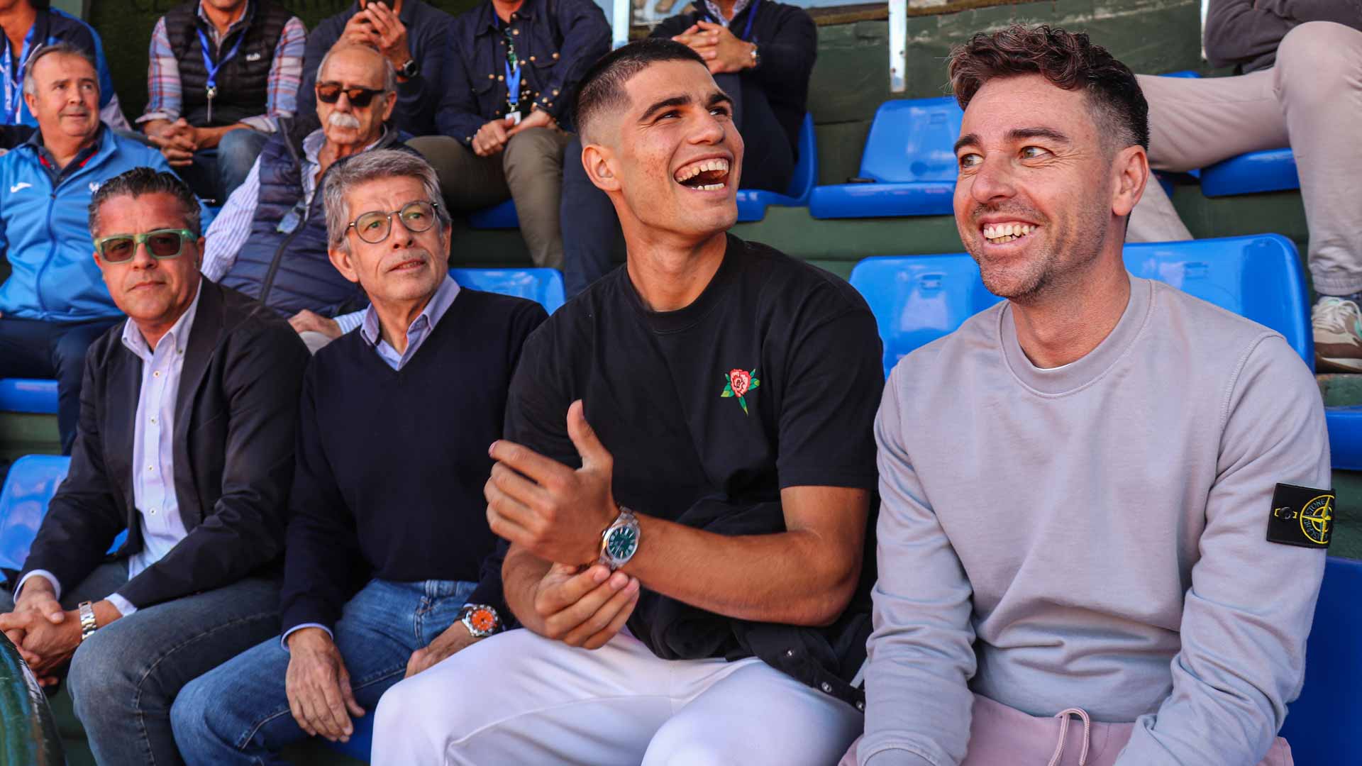 Carlos Alcaraz at the ATP Challenger Tour event in Murcia, Spain.