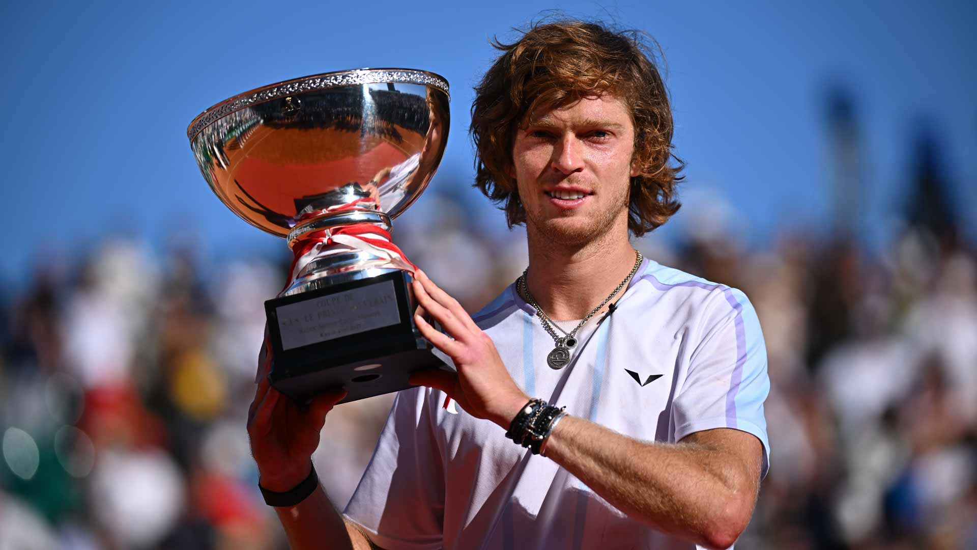 Andrey Rublev lifts his first ATP Masters 1000 trophy and his 13th overall on the ATP Tour.