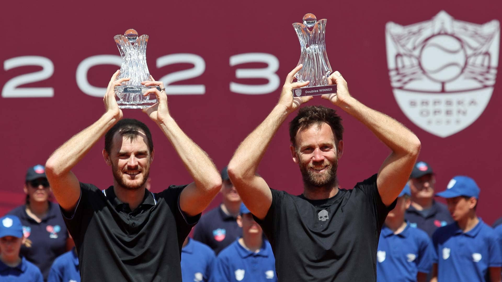 Jamie Murray and Michael Venus win their second ATP Tour title as a team in Banja Luka.