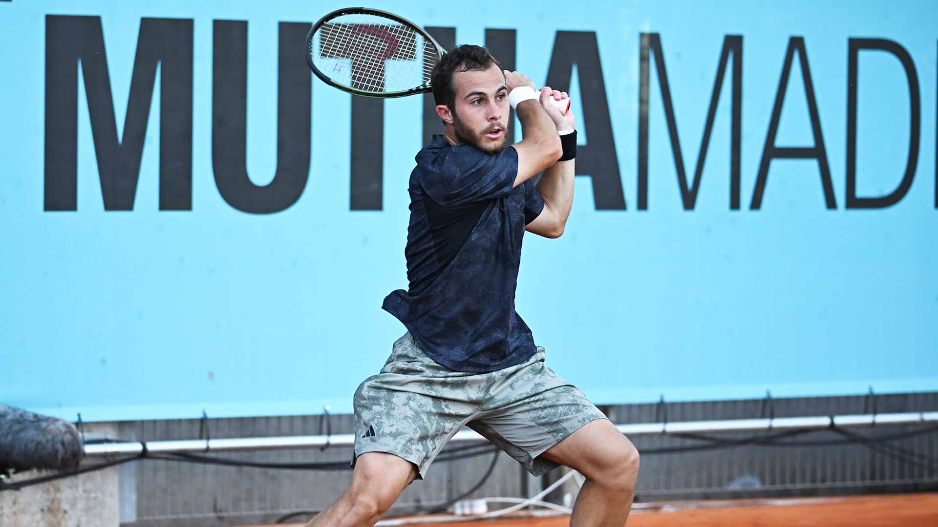 Hugo Gaston beats Jeremy Chardy for his first ATP Masters 1000 win of the year on Wednesday in Madrid.